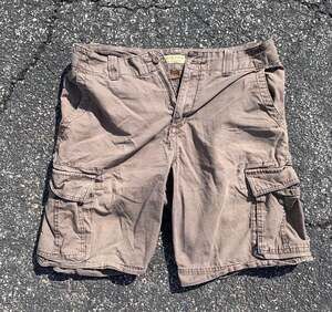 Sonoma Men's Brown 100% Cotton Cargo Shorts Size 34